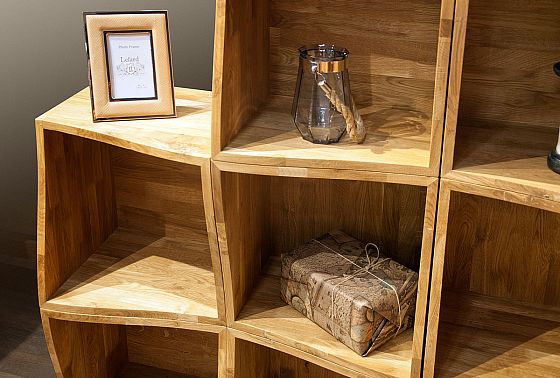 Модуль "Арт" (волна) массив дуба 3