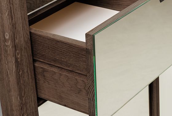 Зеркало напольное "Арт" массив дуба 7