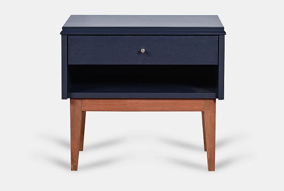 Тумба прикроватная "Сакраменто" (с нишей) массив и шпон дуба, МДФ 3