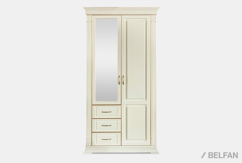 Шкаф комбинированный "Верди Люкс" 12з массив и шпон дуба 1