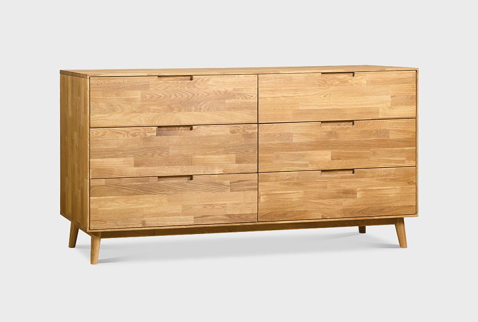 Комод "Ирвинг" 4; 6 ящиков; бейц-масло