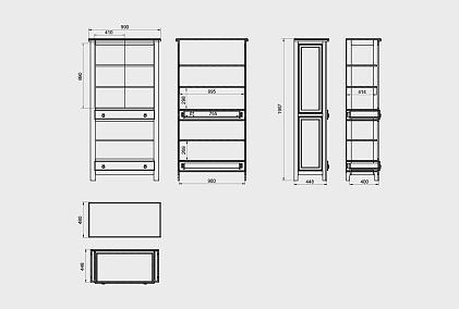 Стеллаж "Горд"