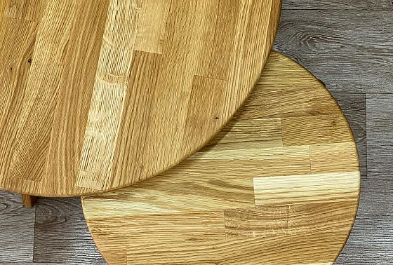 Стол журнальный "Арт" круглый 264 массив дуба 2