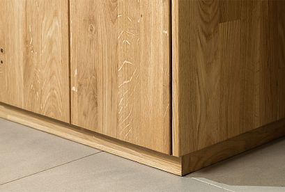 Витрина 2-х дверная "Forest"; дуб натуральный