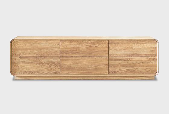 Тумба под ТВ "Монблан" 200 массив дуба 5