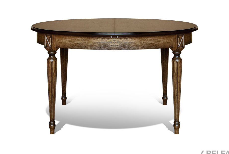 Стол обеденный "Верди Люкс 14" массив и шпон дуба 1