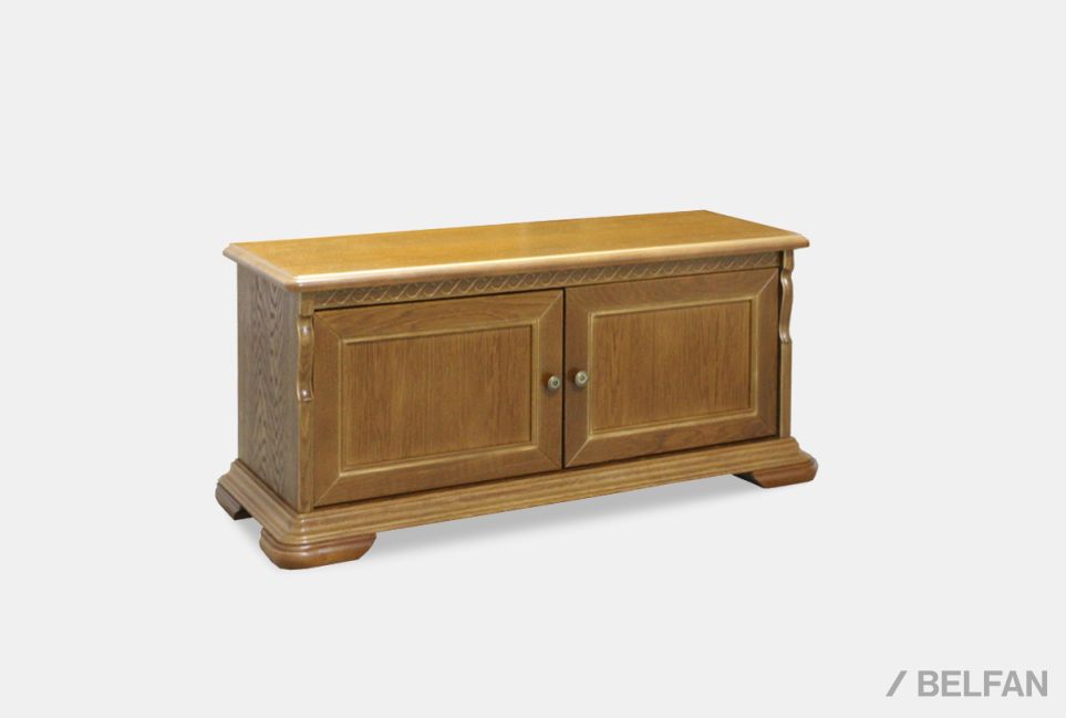 Тумба для прихожей "Лика" массив и шпон дуба 1