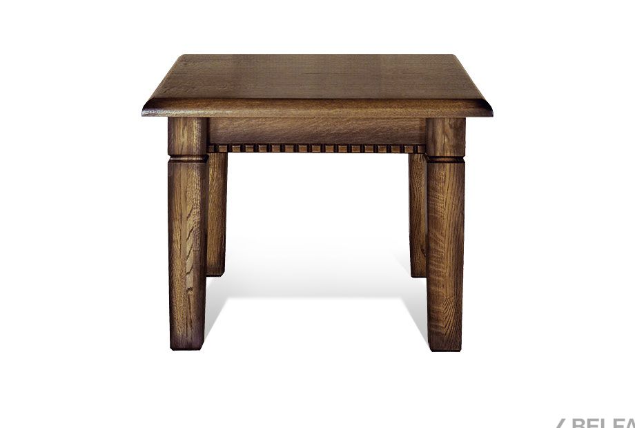 Стол журнальный "Верди Люкс 2" массив и шпон дуба 1