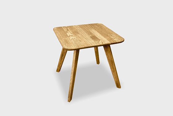 Стол журнальный "Арт" квадратный 261 массив дуба 3