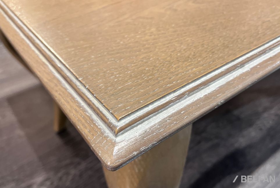 Стол журнальный "Тэфи" прямоугольный массив и шпон дуба 2