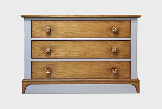 Комод "Бриансон" массив и шпон дуба, МДФ 4
