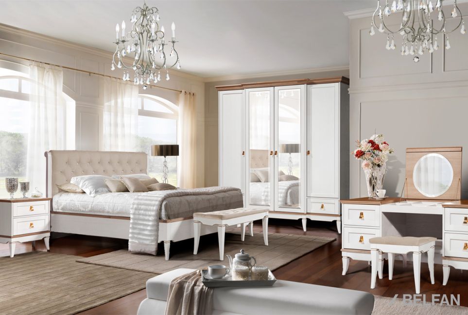 Стол туалетный "Стюарт" (2 тумбы) массив и шпон дуба 4