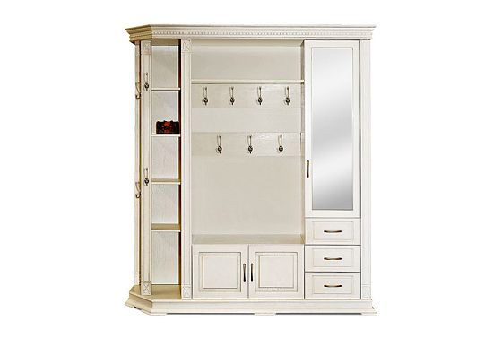 Шкаф комбинированный "Верди Люкс" 2 массив и шпон дуба 3