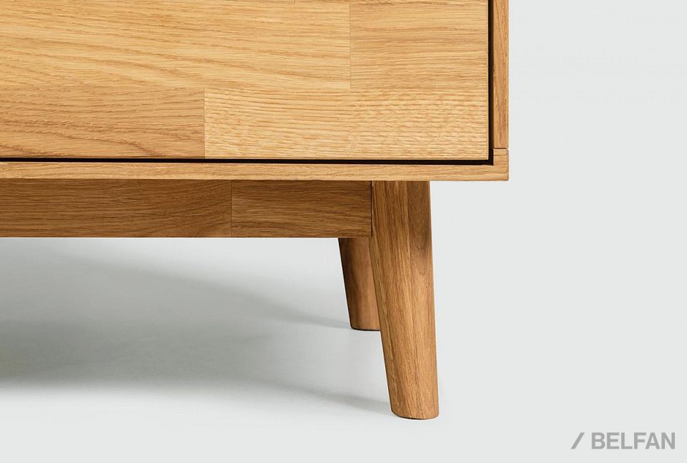 Тумба под ТВ "Ирвинг" 2 массив дуба 4