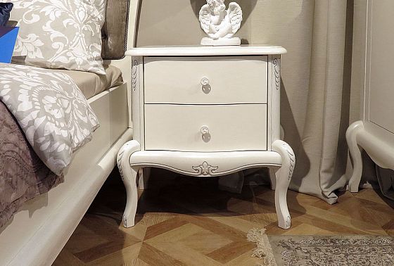 Тумба прикроватная "Флерон" массив и шпон дуба 5