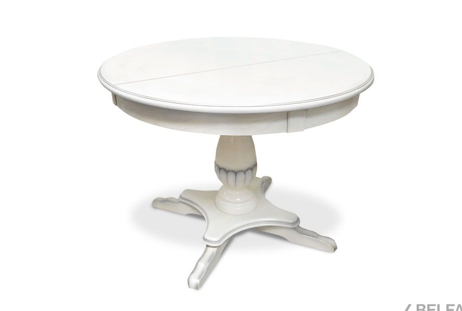 Стол обеденный "Полонез" (круглый) массив и шпон дуба 1