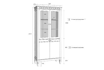 Стеллаж "Ольса" 202/200