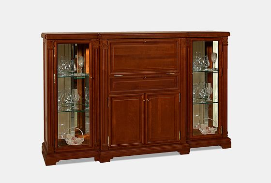 Тумба "Престиж" массив и шпон берёзы 4