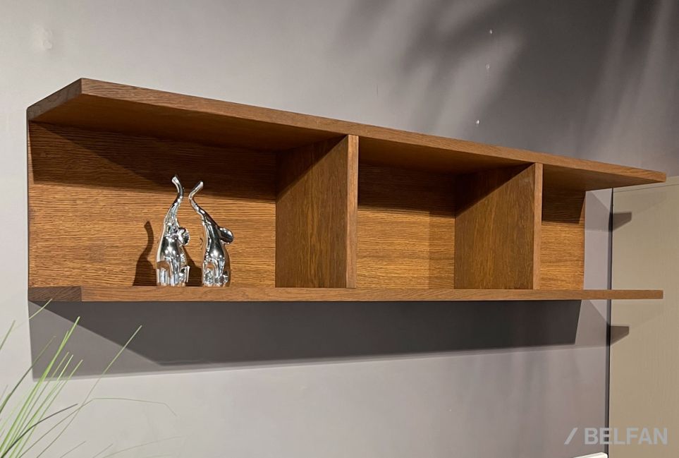 Полка настенная "Сакраменто" МДФ, шпон дуба 6