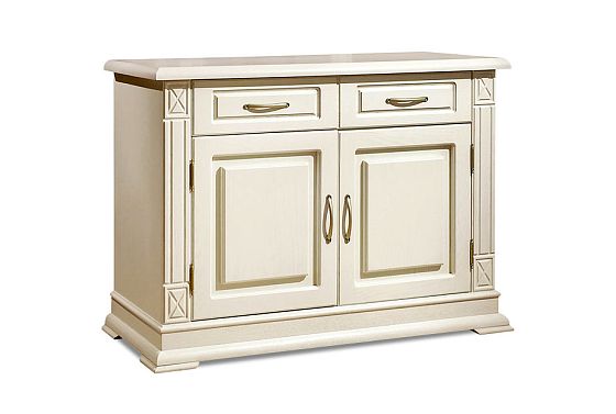 Тумба 2-х дверная "Верди Люкс 2" массив и шпон дуба 4