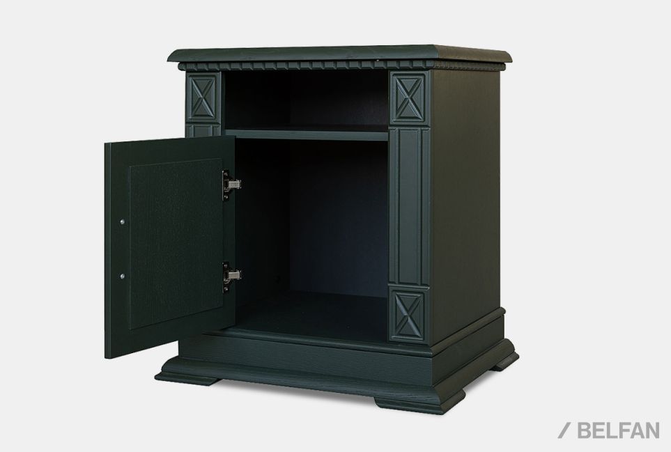 Тумба прикроватная "Верди Люкс" массив и шпон дуба 2