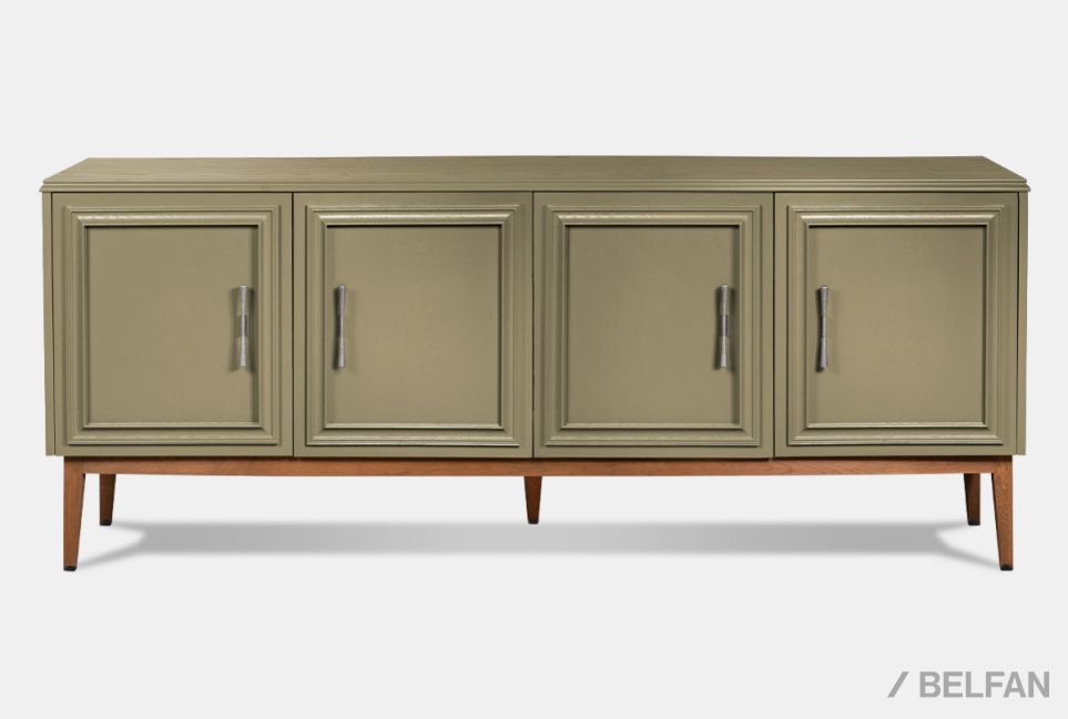 Тумба "Сакраменто" 4 массив и шпон дуба, МДФ 1