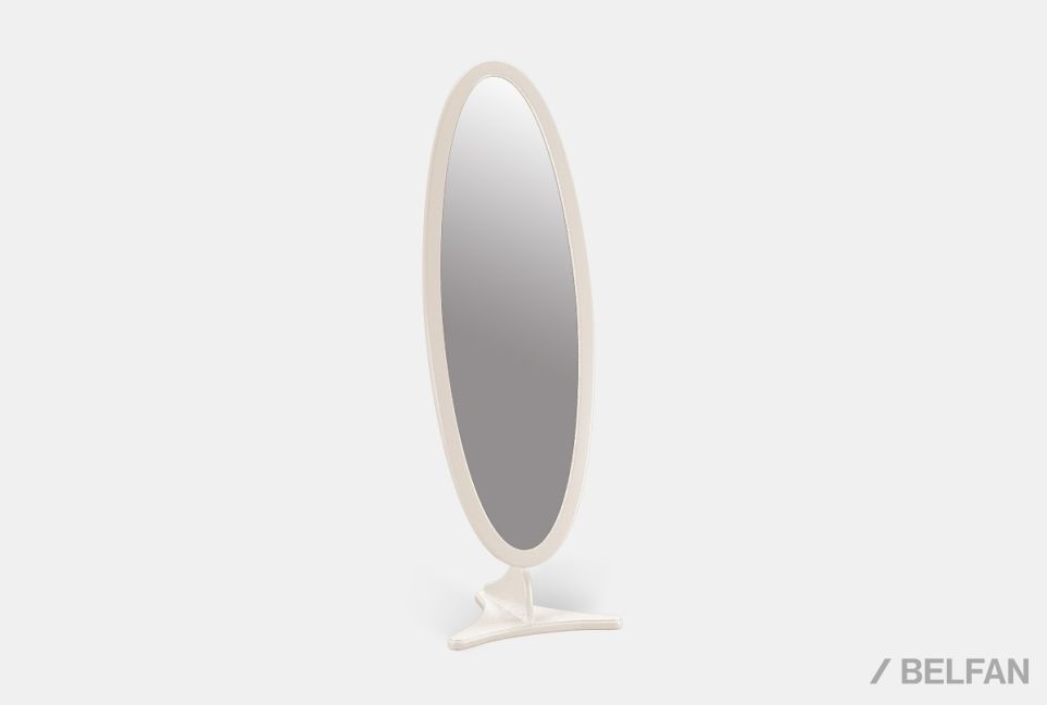 Зеркало напольное "Флерон" массив и шпон дуба 1