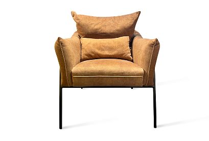 "Купер" кресло; нераскл.; 12; металл черный; Mega 110(38561); (гр. 1/МТХ)