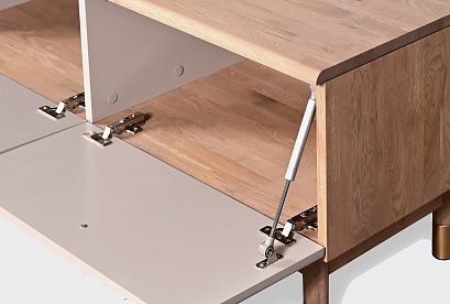 Тумба под ТВ "Меридиан" 180; *А-017.124; к-торфяной дуб, ф-нирвана