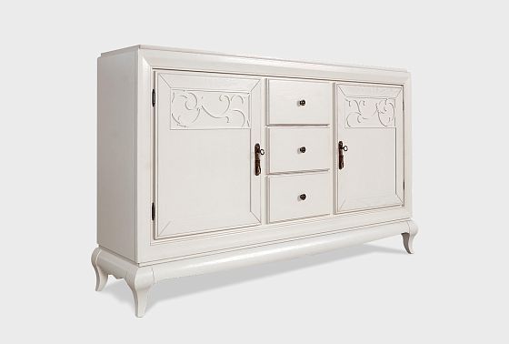 Тумба "Соната" 3 (с ящиками) массив и шпон дуба 8