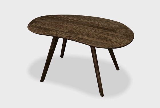 Стол журнальный "Арт" овальный 267 массив дуба 2