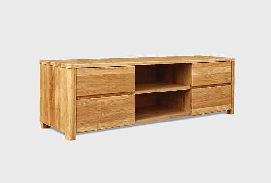 Тумба под ТВ "Норд" массив дуба 4