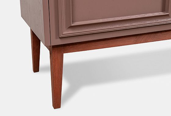 Тумба "Сакраменто" 3 (с ящиками) массив и шпон дуба, МДФ 12