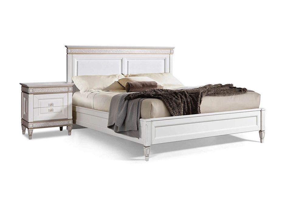 Кровать "Сиена"; с основанием, без матраса; (1800x2000); шампань