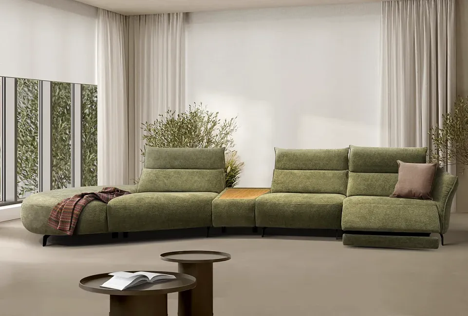 "Флойд" диван индивидуальной  модификации; нераскл.; 1EL+10+1T+7R; PANDORA 309 (32840) (гр 1/БК)