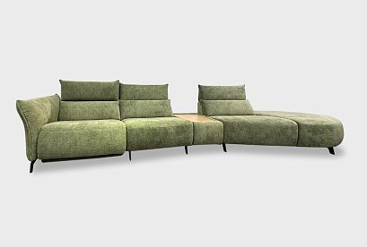 "Флойд" диван индивидуальной  модификации; нераскл.; 1EL+10+1T+7R; PANDORA 309 (32840) (гр 1/БК)