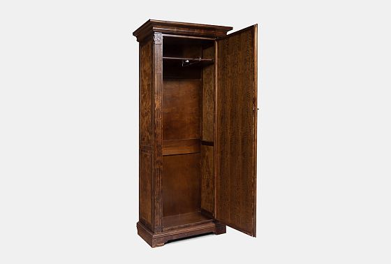 Шкаф для одежды "Престиж" 1 массив и шпон берёзы 3