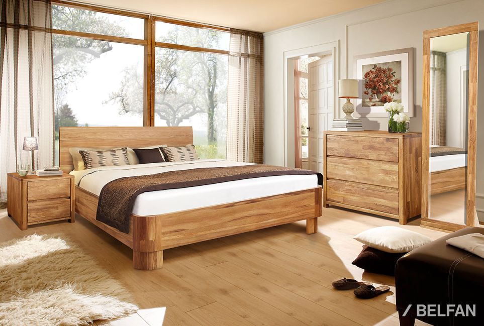 Тумба прикроватная "Норд" массив дуба 8