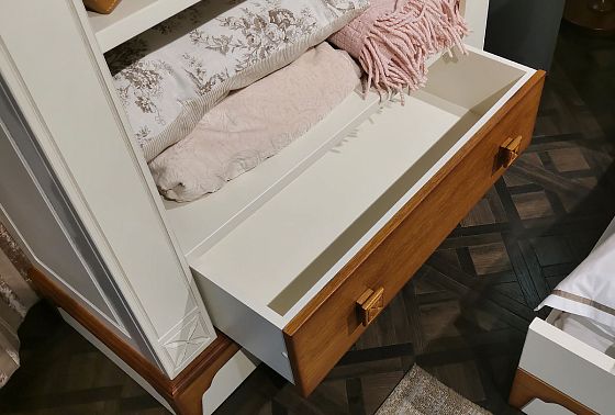 Стеллаж "Бриансон" массив и шпон дуба, МДФ 5