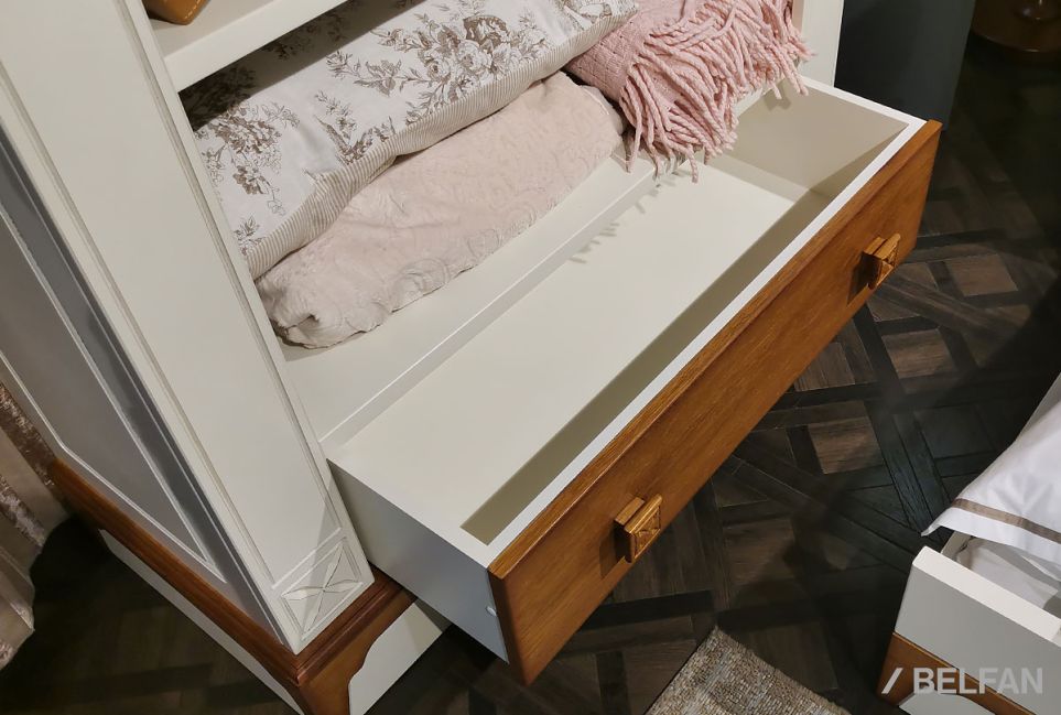 Стеллаж "Бриансон" массив и шпон дуба, МДФ 3