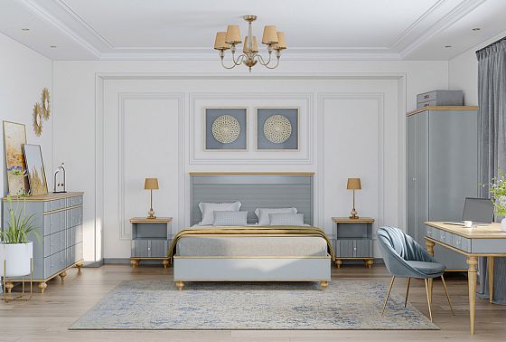 Шкаф для одежды 2-х дверный "Рандеву" 22 массив сосны 5