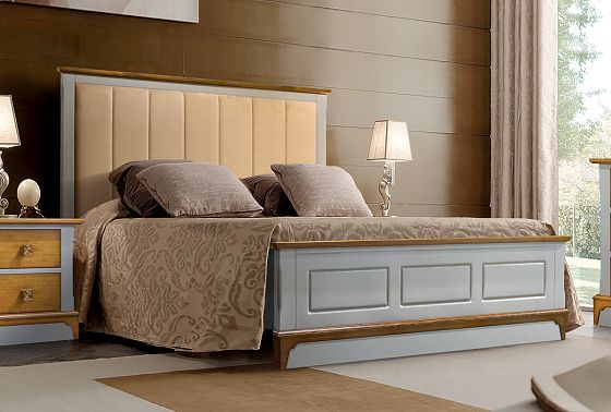 Кровать "Бриансон" массив и шпон дуба, МДФ 7