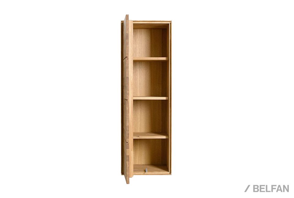 Шкаф навесной "Гринвуд" (левый) массив дуба 15