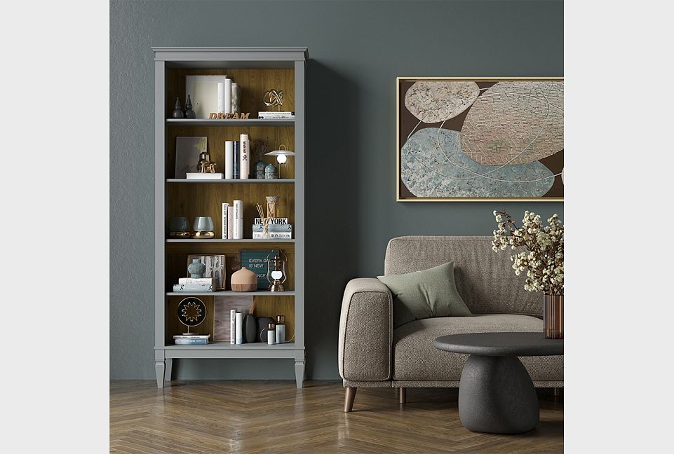 Стеллаж "Ольса-С" 200; белый лак