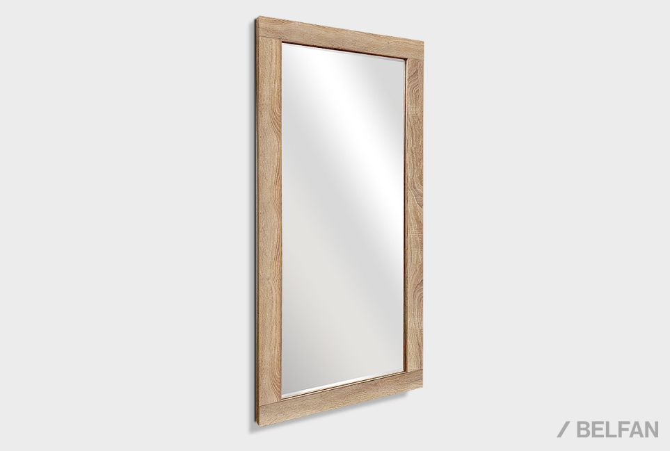 Зеркало настенное "Норд" (вертикальное) массив дуба 1