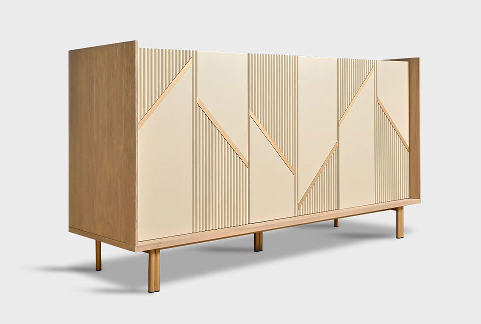 Тумба «Авеню» 3; к-персиковое масло, ф-нюд