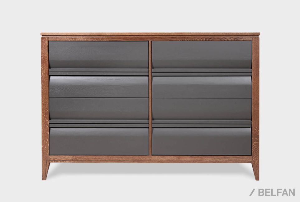 Комод «Дакота» массив и шпон дуба, МДФ 2