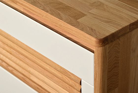 Тумба "Уоллстрит" 3 массив дуба, МДФ 13