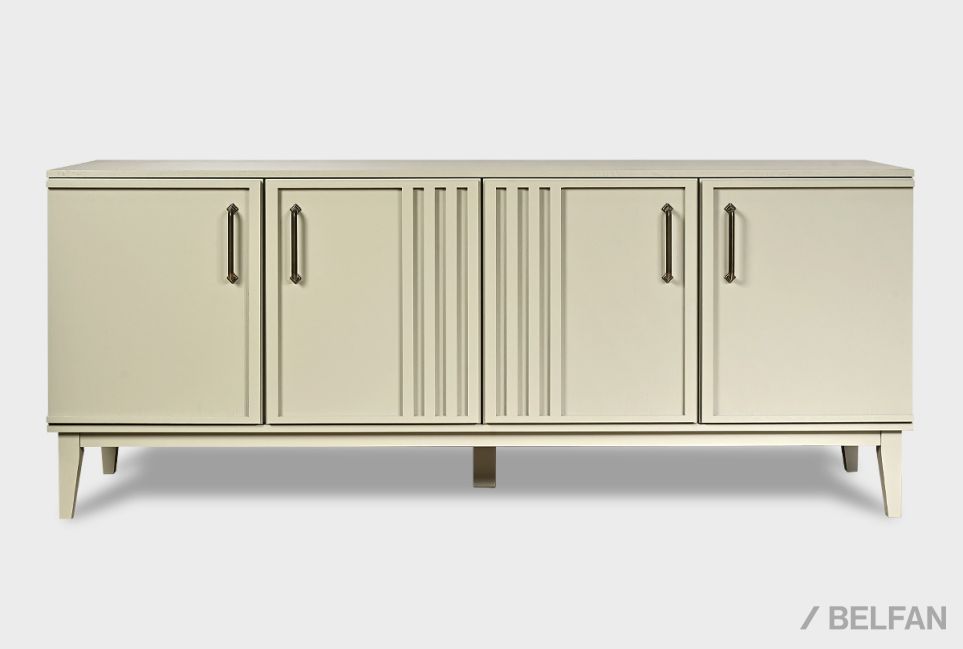 Тумба 4-х дв. "Чикаго" массив и шпон дуба 3