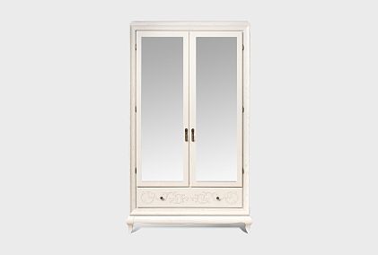 Шкаф для одежды 2-х дв. "Соната" с зеркалом (без декора)